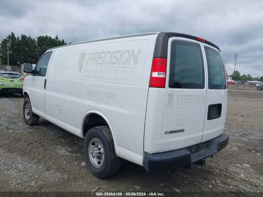 2021 Chevrolet Express Cargo Rwd 2500 Regular Wheelbase Wt VIN: 1GCWGAFP9M1258470 Lot: 39364109