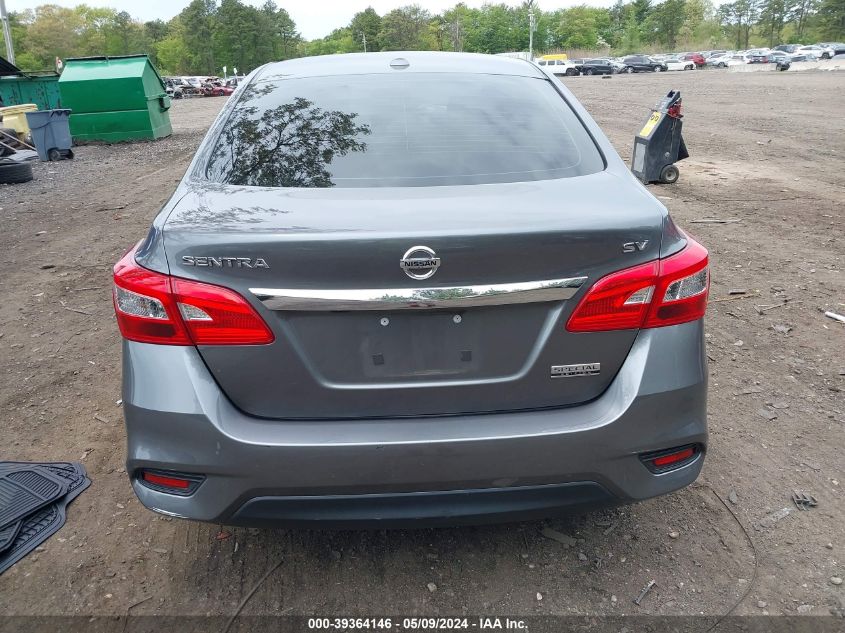 2019 Nissan Sentra Sv VIN: 3N1AB7AP7KY271376 Lot: 39364146