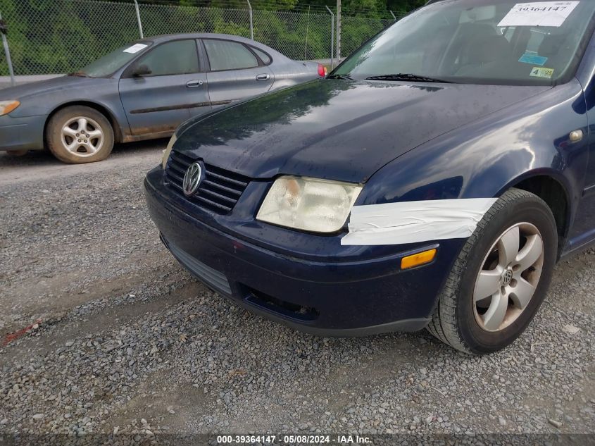 2003 Volkswagen Jetta Gls 2.0L VIN: WVWSK61J03W486310 Lot: 39364147