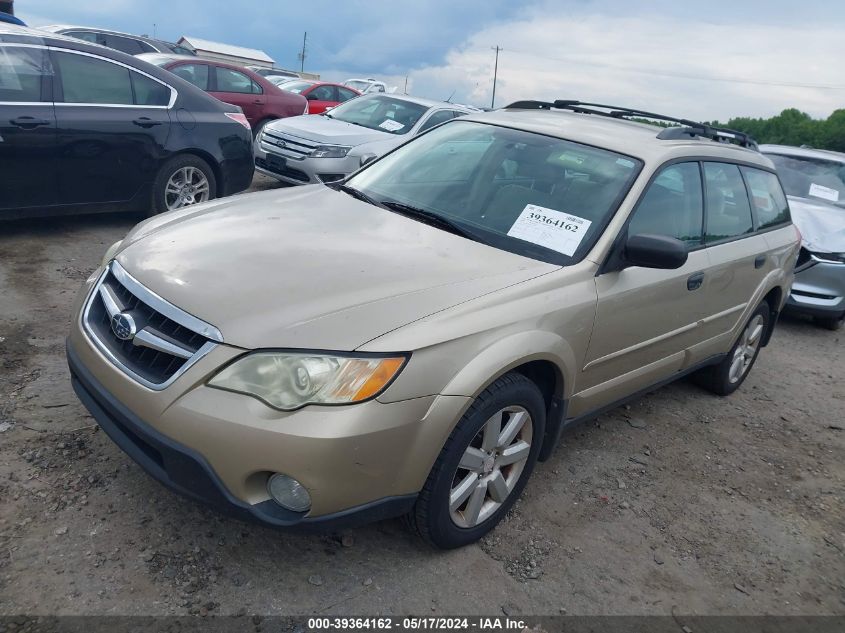 2009 Subaru Outback 2.5I VIN: 4S4BP61C997325469 Lot: 39364162