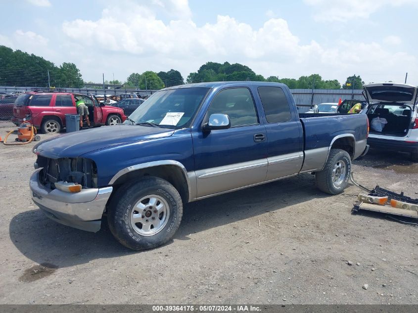 2001 GMC Sierra 1500 Sle VIN: 1GTEK19T21E248919 Lot: 39364175