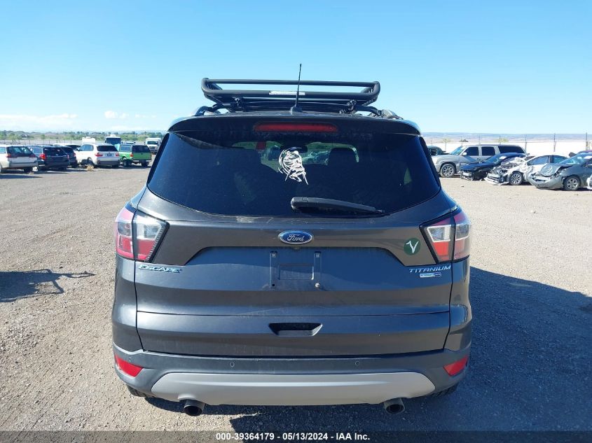 2017 Ford Escape Titanium VIN: 1FMCU9JD6HUB98218 Lot: 39364179