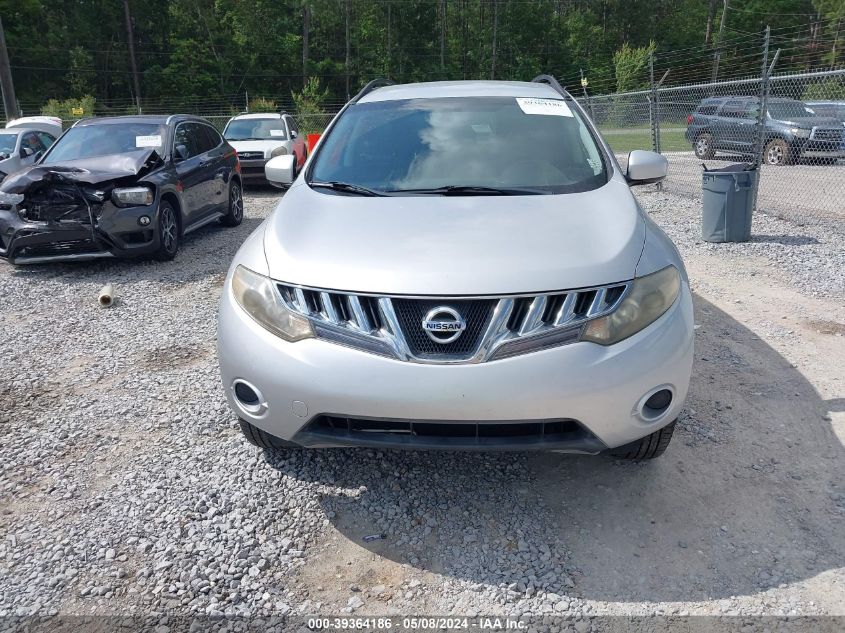 2009 Nissan Murano S VIN: JN8AZ18U69W101453 Lot: 39364186