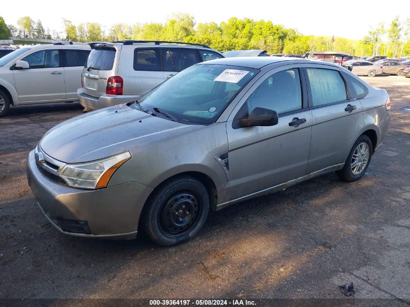 2008 Ford Focus Se/Ses VIN: 1FAHP35N88W199043 Lot: 39364197