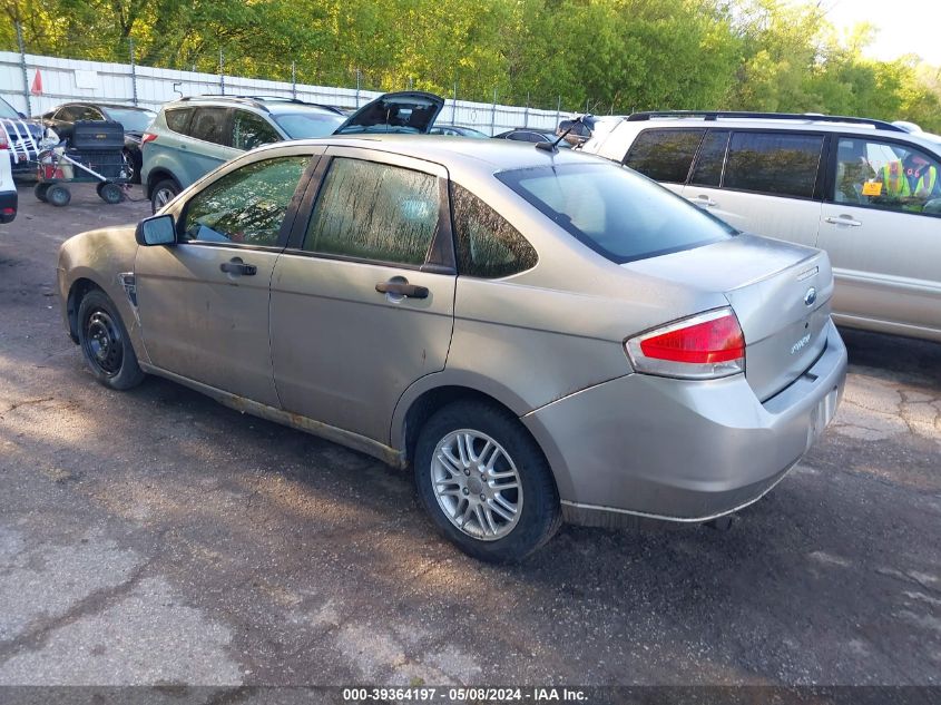 2008 Ford Focus Se/Ses VIN: 1FAHP35N88W199043 Lot: 39364197