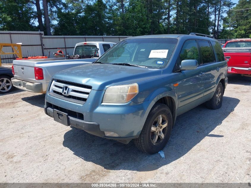 2007 Honda Pilot Ex-L VIN: 5FNYF18537B013750 Lot: 39364265