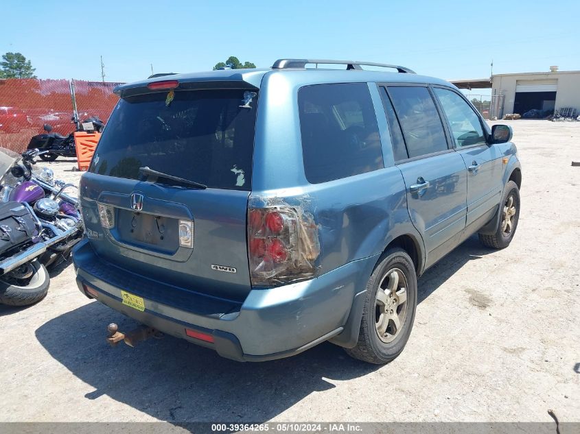 2007 Honda Pilot Ex-L VIN: 5FNYF18537B013750 Lot: 39364265