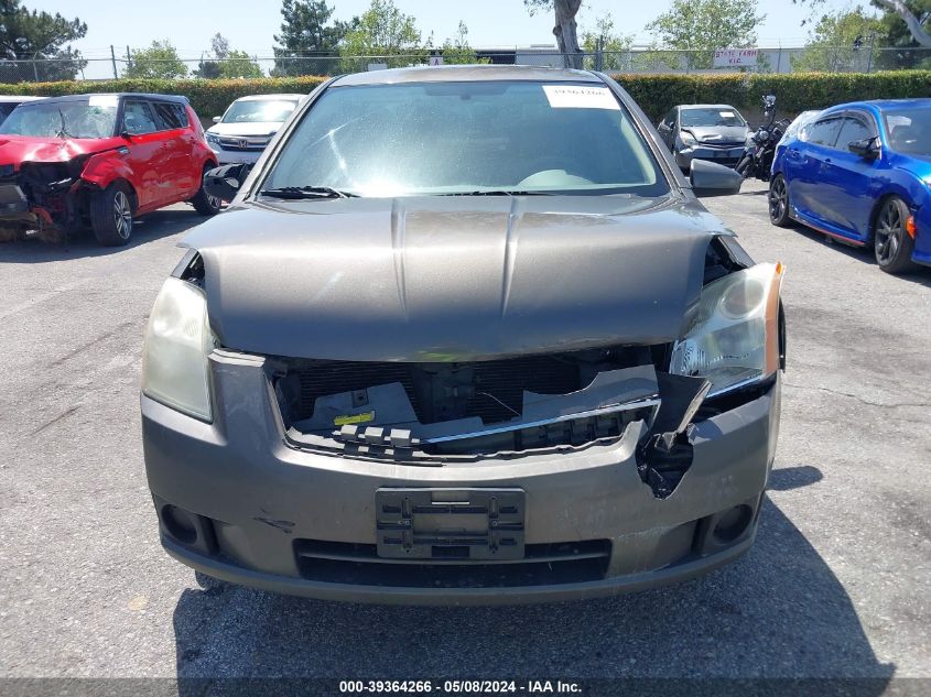 2007 Nissan Sentra 2.0S VIN: 3N1AB61E87L678054 Lot: 39364266