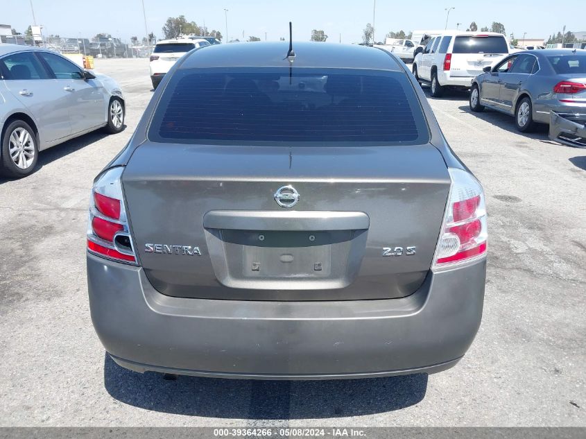 2007 Nissan Sentra 2.0S VIN: 3N1AB61E87L678054 Lot: 39364266