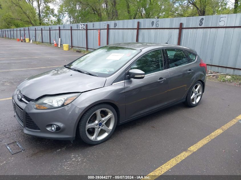 2014 Ford Focus Titanium VIN: 1FADP3N21EL197586 Lot: 39364277