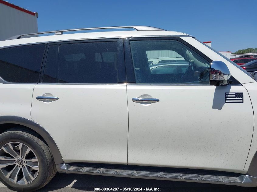 2019 Nissan Armada Sl VIN: JN8AY2ND9K9085590 Lot: 39364287