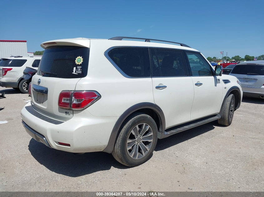 2019 Nissan Armada Sl VIN: JN8AY2ND9K9085590 Lot: 39364287