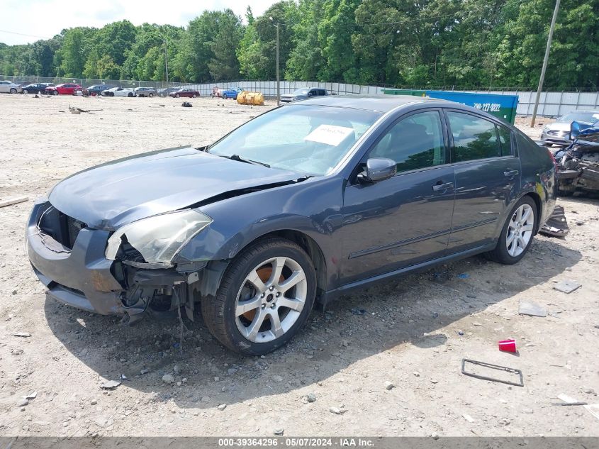 2008 Nissan Maxima 3.5 Se VIN: 1N4BA41E48C804325 Lot: 39364296