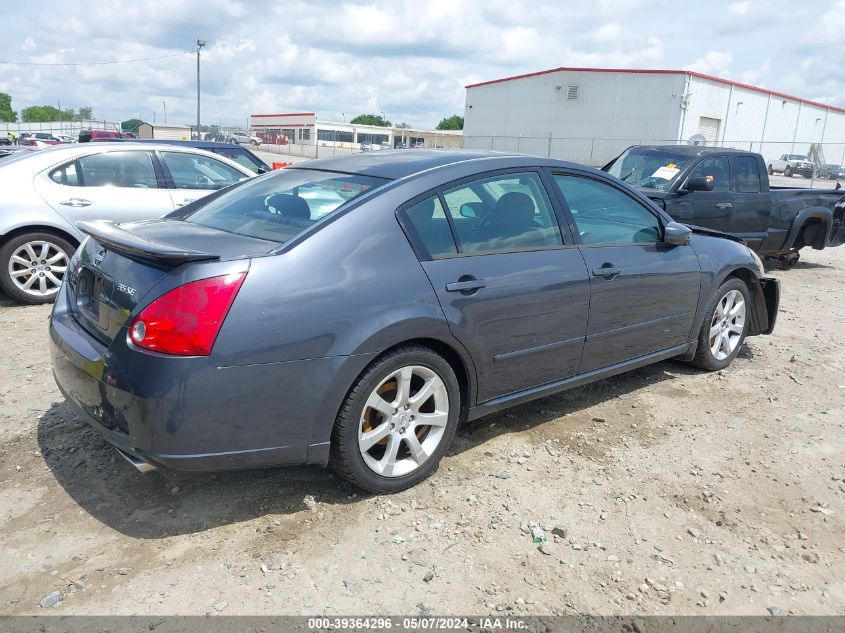 2008 Nissan Maxima 3.5 Se VIN: 1N4BA41E48C804325 Lot: 39364296