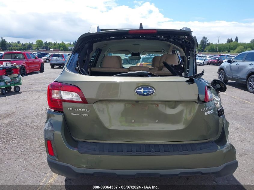 2017 Subaru Outback 2.5I Premium VIN: 4S4BSAFC0H3307409 Lot: 39364337