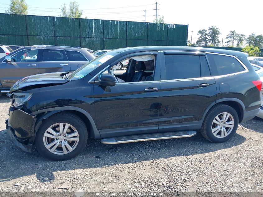 2016 Honda Pilot Lx VIN: 5FNYF6H16GB069207 Lot: 39364339