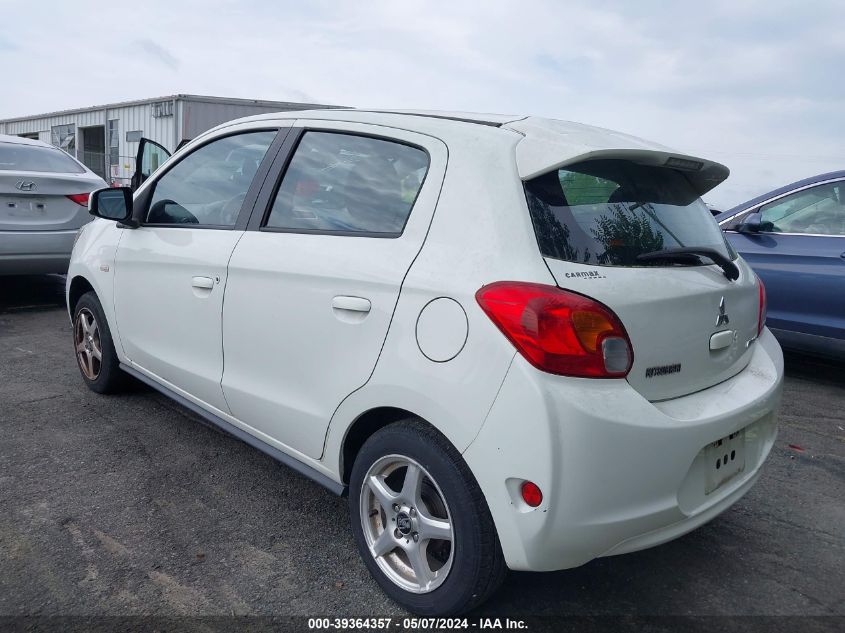 2014 Mitsubishi Mirage Es VIN: ML32A4HJ1EH004841 Lot: 39364357