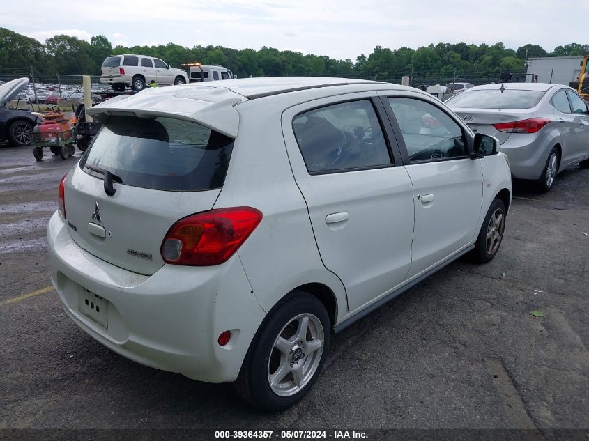 2014 Mitsubishi Mirage Es VIN: ML32A4HJ1EH004841 Lot: 39364357