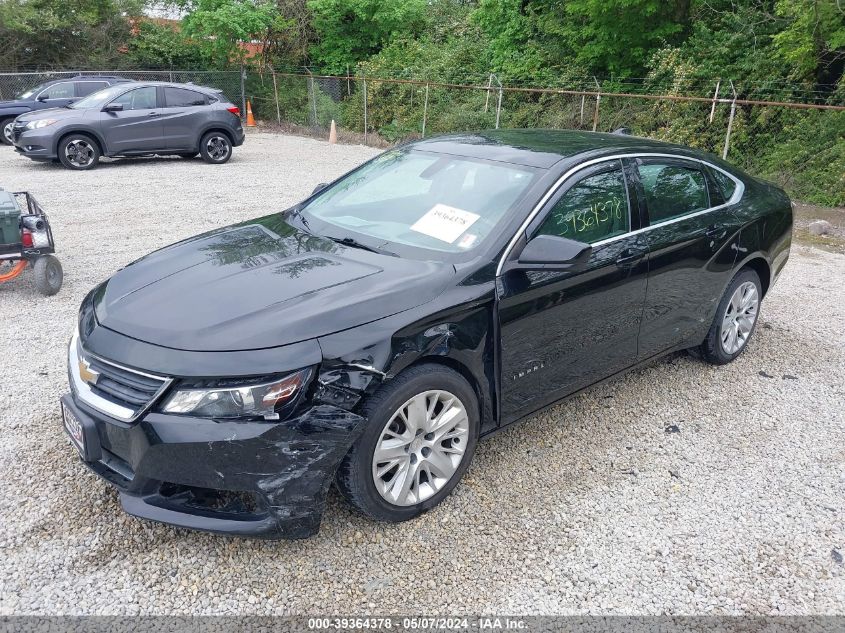 2016 Chevrolet Impala 1Fl VIN: 2G11X5SA9G9108404 Lot: 39364378