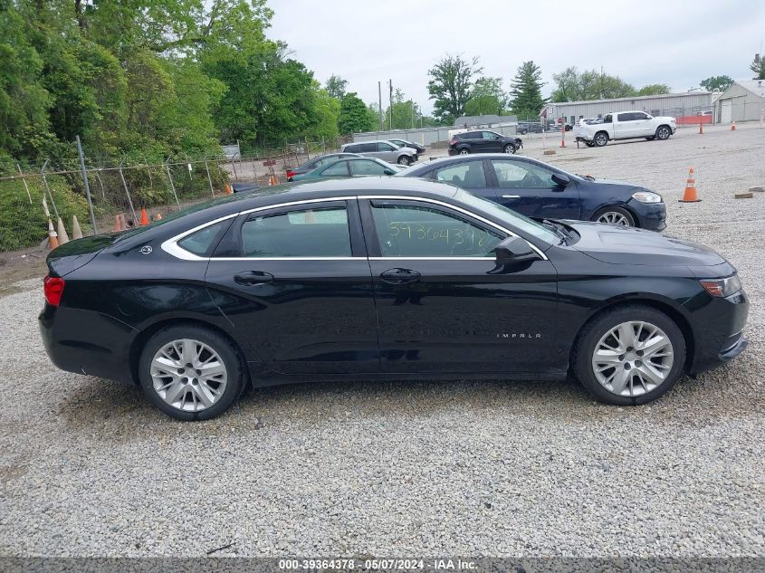 2016 Chevrolet Impala 1Fl VIN: 2G11X5SA9G9108404 Lot: 39364378