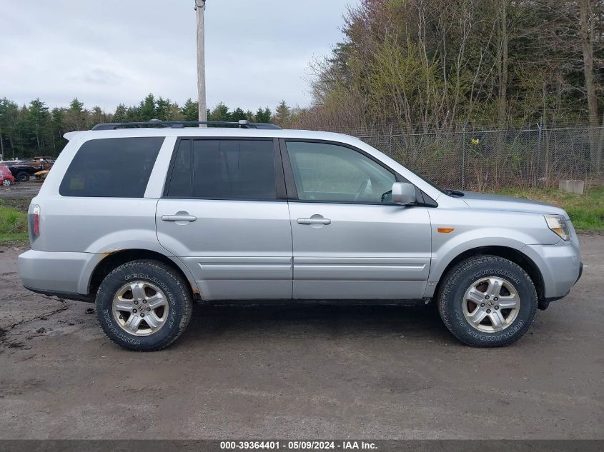 2008 Honda Pilot Vp VIN: 5FNYF182X8B037308 Lot: 39364401