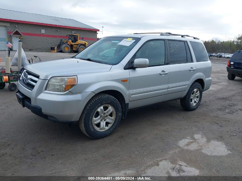 2008 Honda Pilot Vp VIN: 5FNYF182X8B037308 Lot: 39364401