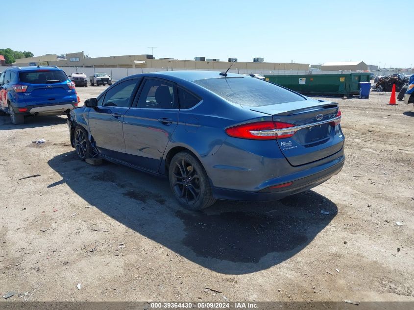 2018 FORD FUSION SE - 3FA6P0HD0JR240671