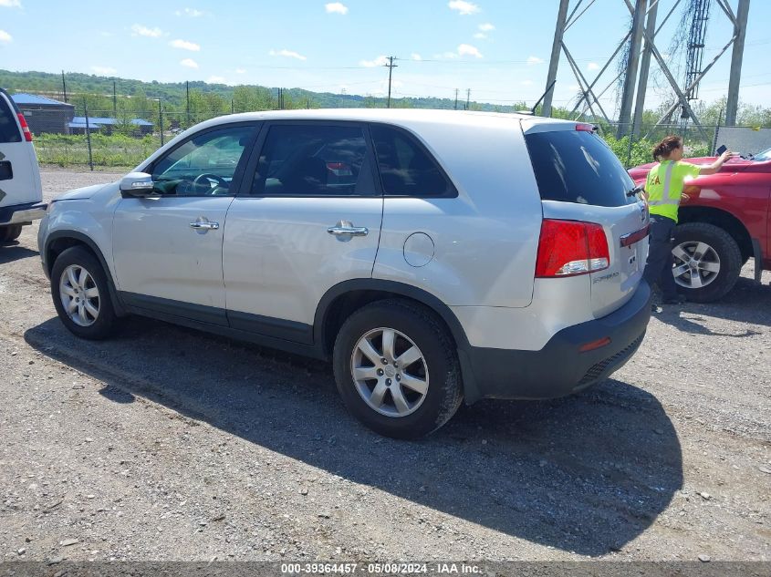 2013 Kia Sorento Lx VIN: 5XYKT3A10DG371975 Lot: 39364457