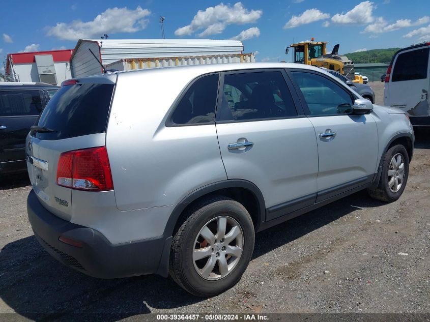 2013 Kia Sorento Lx VIN: 5XYKT3A10DG371975 Lot: 39364457