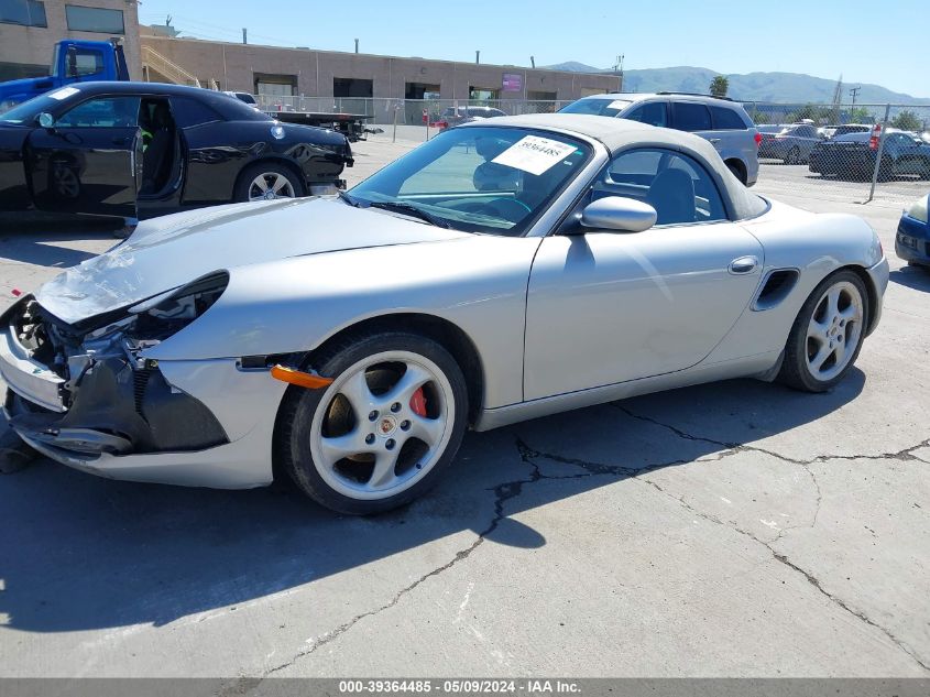 2002 Porsche Boxster S VIN: WP0CB29882U663954 Lot: 39364485