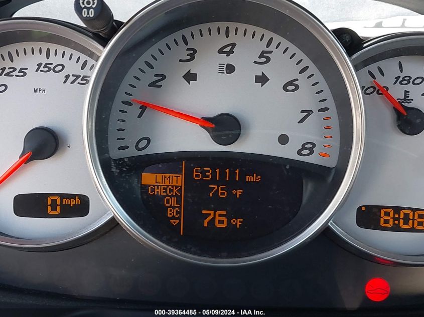 2002 Porsche Boxster S VIN: WP0CB29882U663954 Lot: 39364485