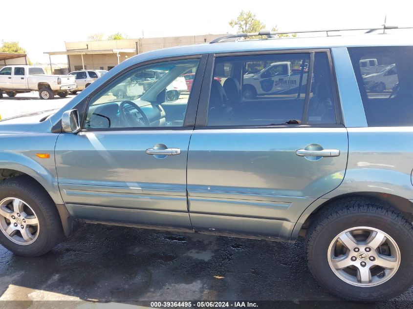 2006 Honda Pilot Ex-L VIN: 5FNYF28586B045369 Lot: 39364495