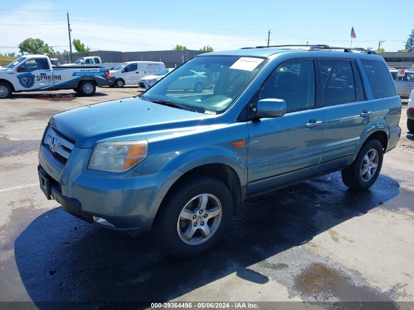 2006 Honda Pilot Ex-L VIN: 5FNYF28586B045369 Lot: 39364495