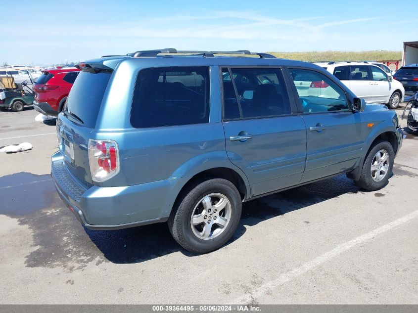 2006 Honda Pilot Ex-L VIN: 5FNYF28586B045369 Lot: 39364495