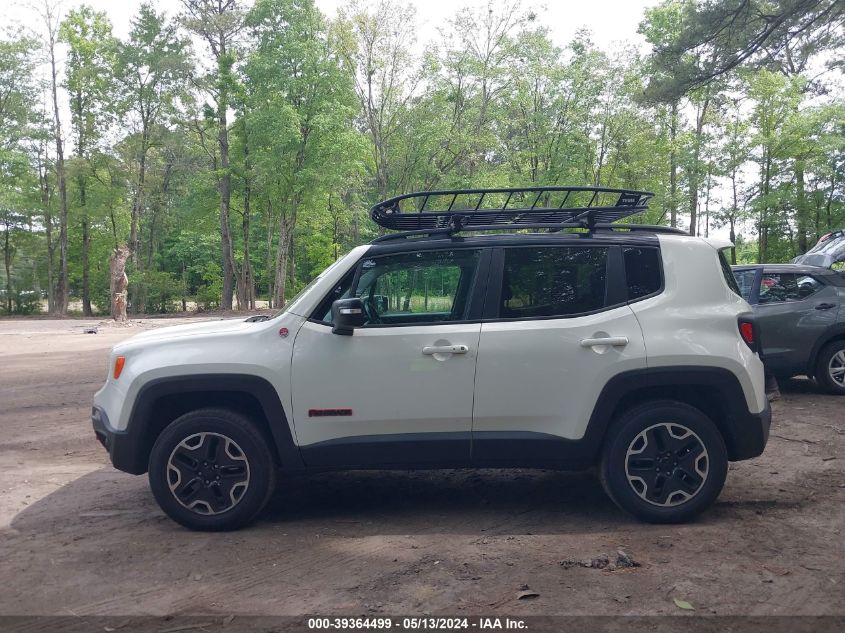 2016 Jeep Renegade Trailhawk VIN: ZACCJBCT8GPD35667 Lot: 39364499