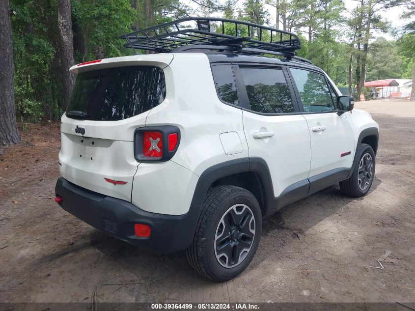 2016 Jeep Renegade Trailhawk VIN: ZACCJBCT8GPD35667 Lot: 39364499