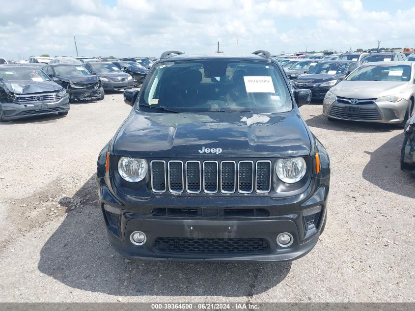 2020 Jeep Renegade Latitude Fwd VIN: ZACNJABBXLPL54272 Lot: 39364500