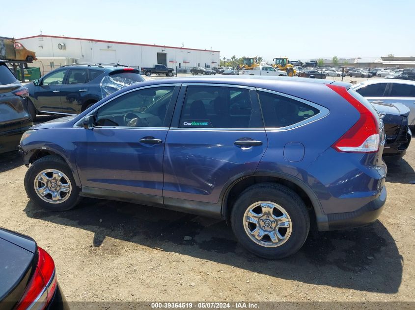 2013 Honda Cr-V Lx VIN: 5J6RM3H34DL029950 Lot: 39364519