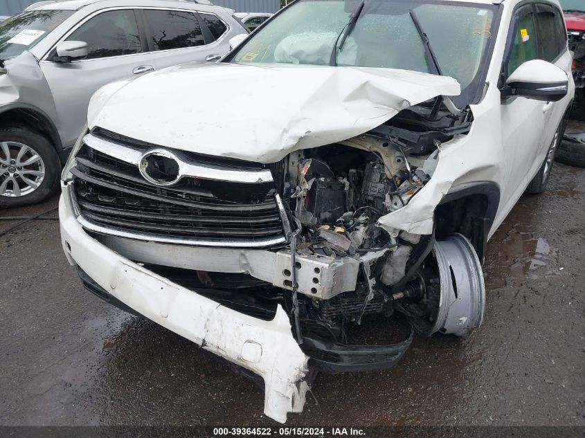 2015 Toyota Highlander Limited Platinum V6 VIN: 5TDDKRFH1FS153876 Lot: 39364522