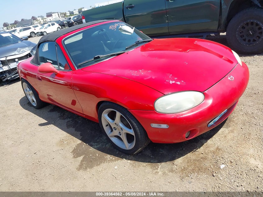 2000 Mazda Mx-5 Miata Ls/Special Edition VIN: JM1NB3534Y0144411 Lot: 39364562