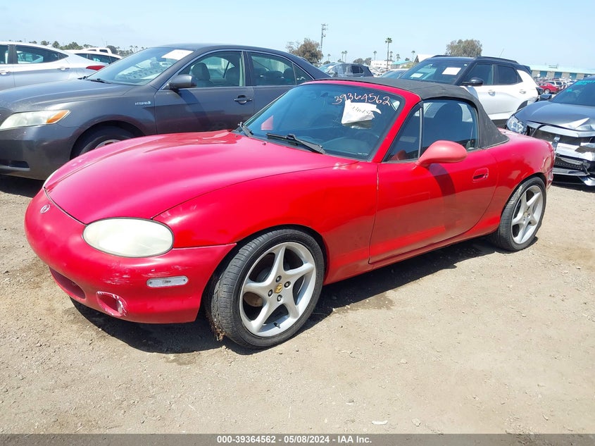 2000 Mazda Mx-5 Miata Ls/Special Edition VIN: JM1NB3534Y0144411 Lot: 39364562