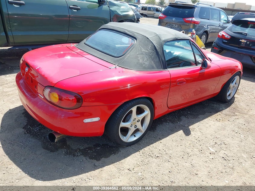 2000 Mazda Mx-5 Miata Ls/Special Edition VIN: JM1NB3534Y0144411 Lot: 39364562