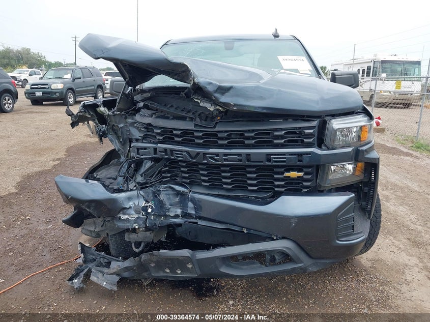 VIN 3GCPWBEH4LG100688 2020 CHEVROLET SILVERADO 1500 2WD  SHORT BED CUSTOM
