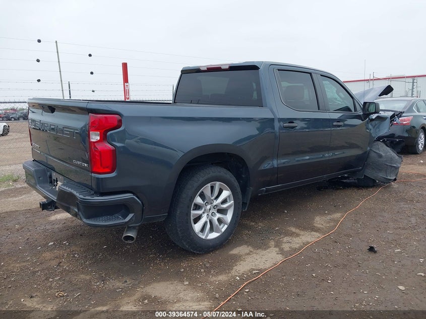 VIN 3GCPWBEH4LG100688 2020 CHEVROLET SILVERADO 1500 2WD  SHORT BED CUSTOM