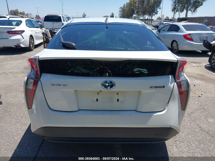 2016 Toyota Prius Four VIN: JTDKARFU9G3512823 Lot: 39364583