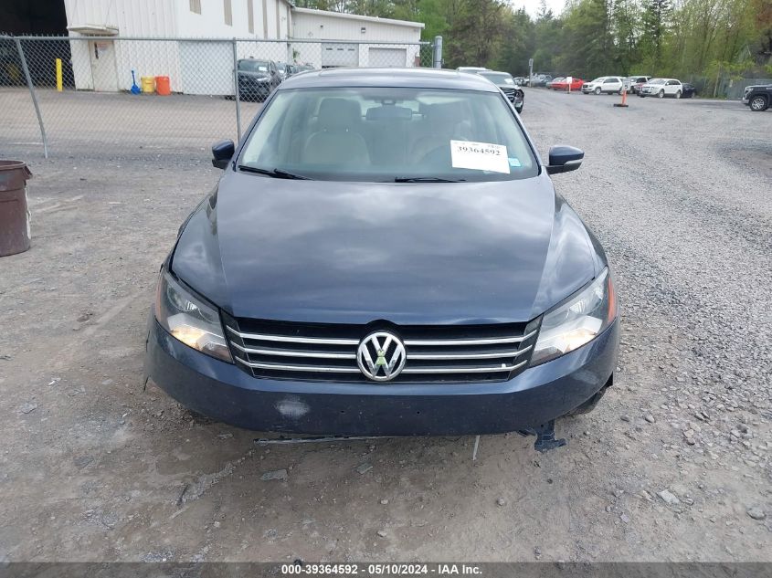 1VWBP7A31DC127525 2013 Volkswagen Passat 2.5L Se