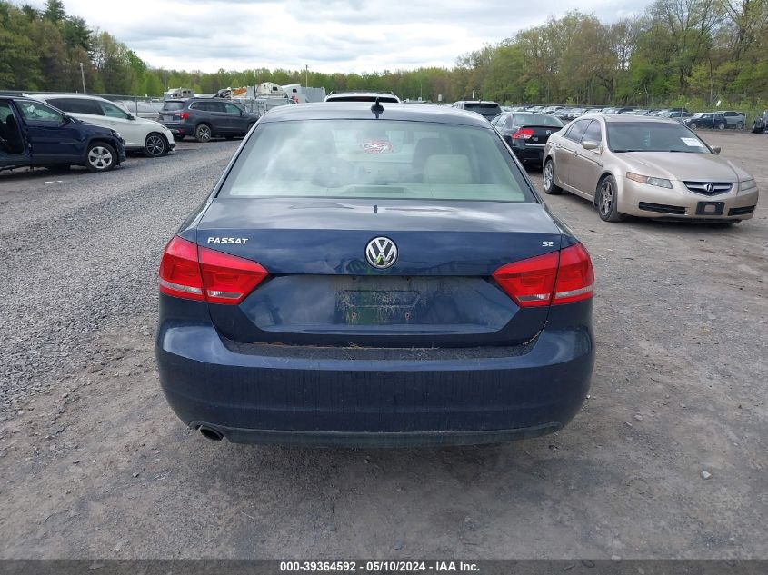 1VWBP7A31DC127525 2013 Volkswagen Passat 2.5L Se