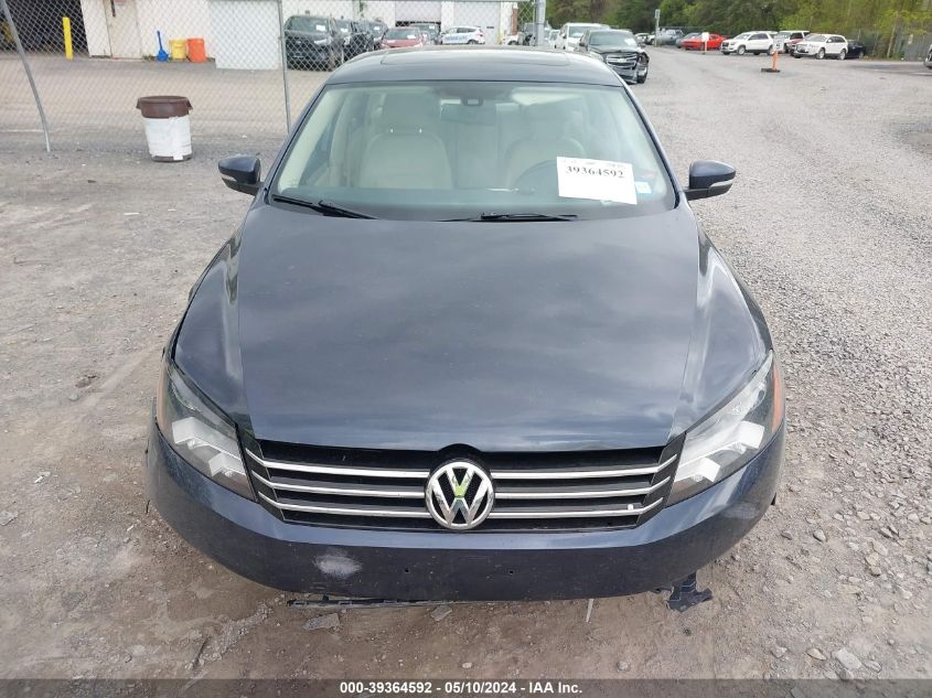 1VWBP7A31DC127525 2013 Volkswagen Passat 2.5L Se