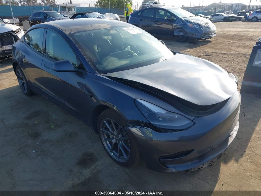 2022 Tesla Model 3 Long Range Dual Motor All-Wheel Drive VIN: 5YJ3E1EB1NF360465 Lot: 39364604