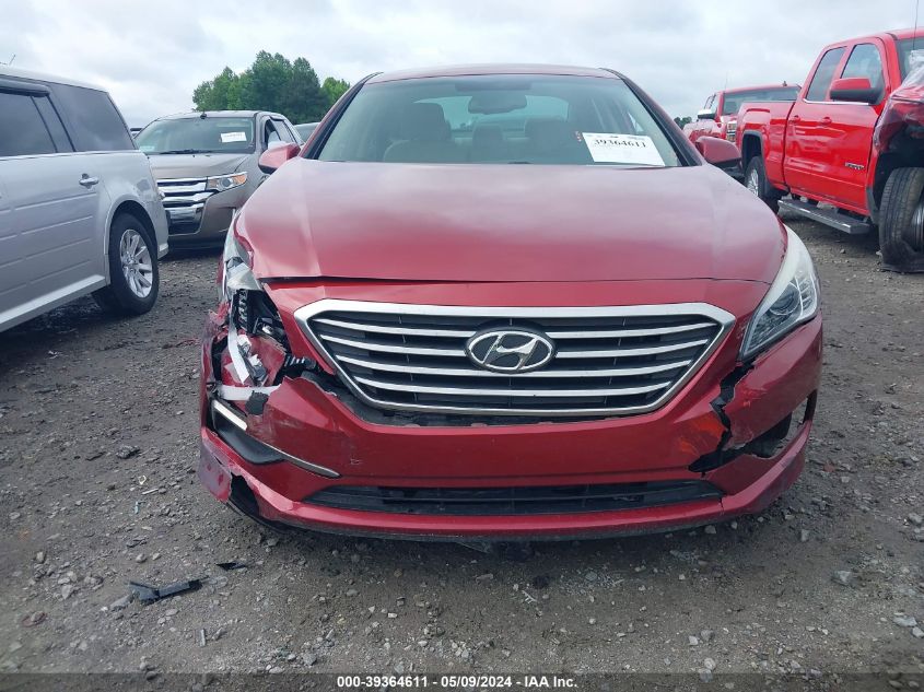 2016 Hyundai Sonata Se VIN: 5NPE24AF1GH328826 Lot: 39364611